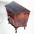 Venetian Carved Burl Nightstand with Fillet Inlay from Testolini & Salviati, 1930s For Sale - Image 4 of 8