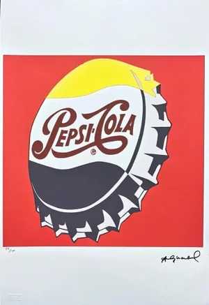 After Andy Warhol, Pepsi-Cola Red , 1980s, Lithograph