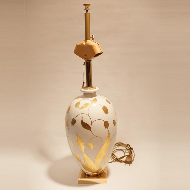 Porcelain Table Lamp by Giulia Mangani, Italy For Sale - Image 10 of 11