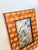 Beautiful Luxury Lacquered inlaid wood picture frame. Finished on all sides with lacquered wood. The front is stacked...