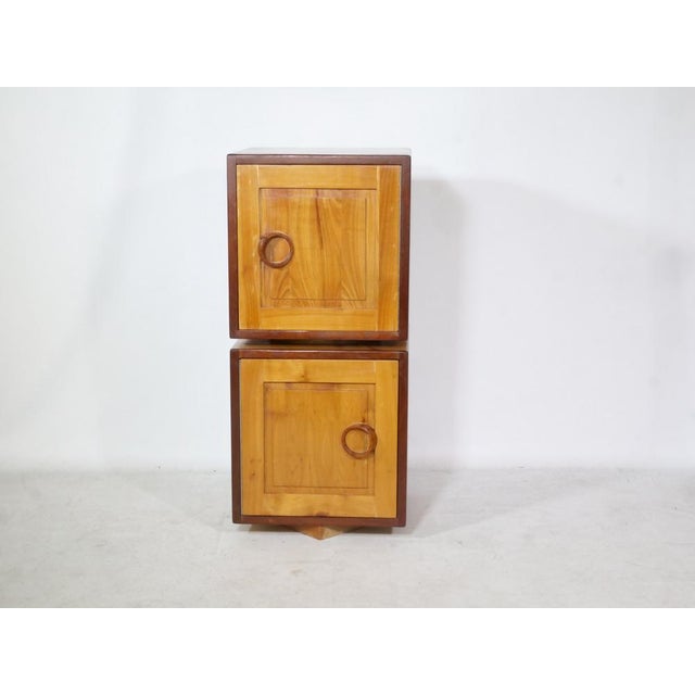Vintage Wooden Cube Sideboards, 1970s, Set of 2 For Sale - Image 17 of 17