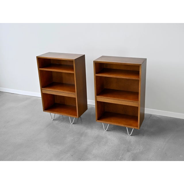 1950s George Nelson BCS Bookcases in Walnut for Herman Miller - A Pair For Sale - Image 5 of 13