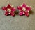 2020s Tutti Frutti Earrings Natural Ruby Carved Leaves & Diamond Earrings in 18 KWG For Sale - Image 5 of 8