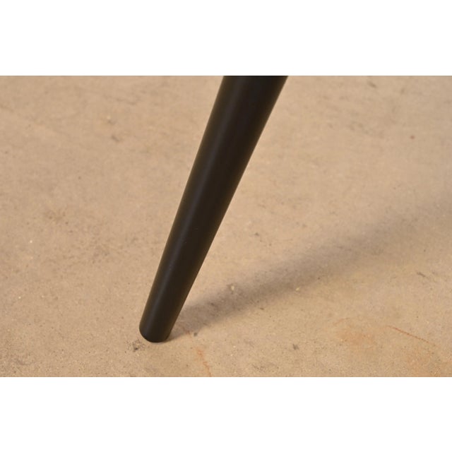 Wood Paul McCobb Planner Group Black Lacquered Dining or Game Table, Newly Refinished For Sale - Image 7 of 10