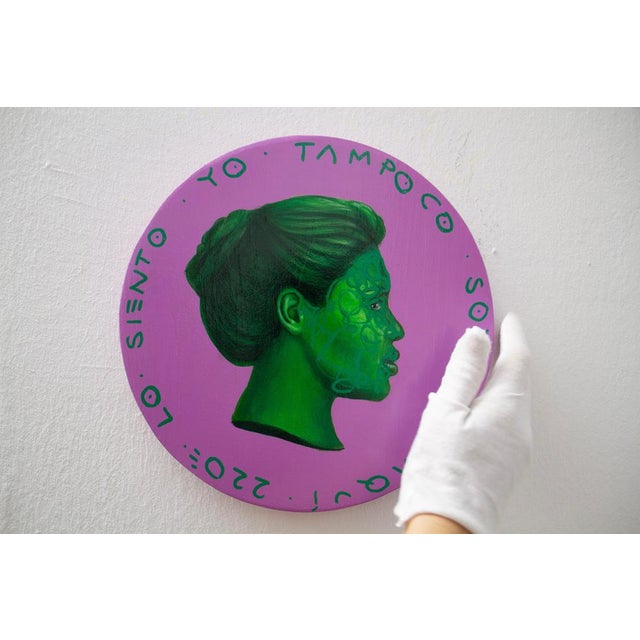 Contemporary Natasha Lelenco, Currency #232, 2024, Acrylic Painting For Sale - Image 3 of 9