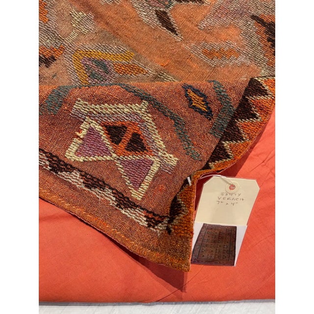 Traditional Antique Abstract Verneh Rug For Sale - Image 3 of 4