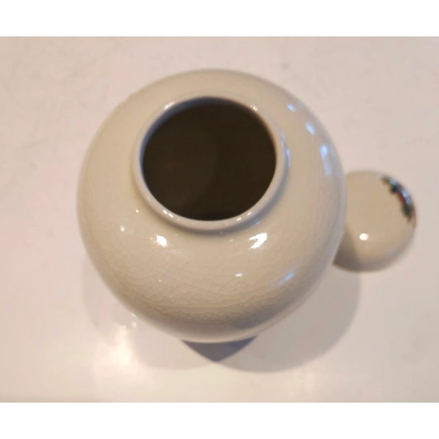 Early 20th Century Early 20th Century Hand Painted Golden Hand Satsuma Chrysanthemum Ginger Jar For Sale - Image 5 of 11