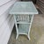 Victorian 1980s Distressed Wicker Side Table Attributed to Henry Link No Label For Sale - Image 3 of 14
