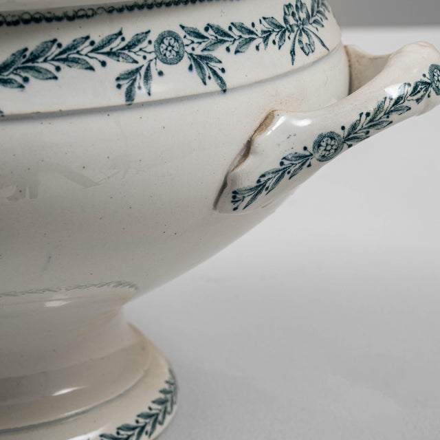20th Century French Special Edition Porcelain Tureen With Lid For Sale - Image 9 of 18