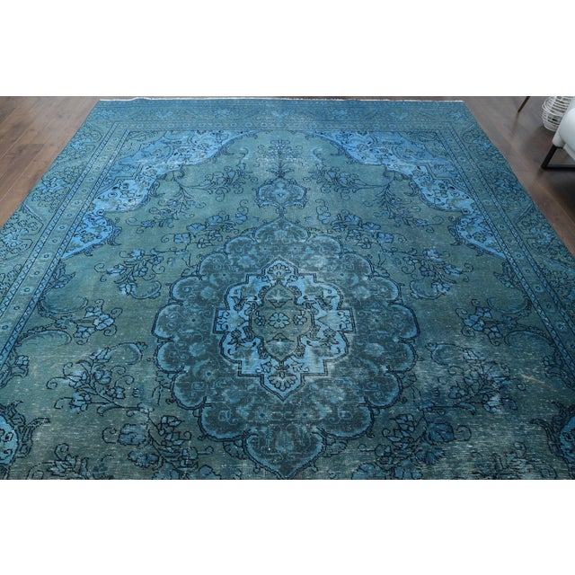 1970s Vintage Persian Handmade Wool Cotton Area Rug For Sale - Image 11 of 11