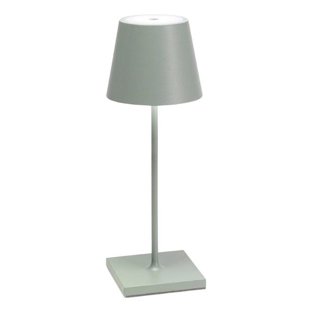 Zafferano Poldina Pro Mini Cordless Lamp in Sage For Sale