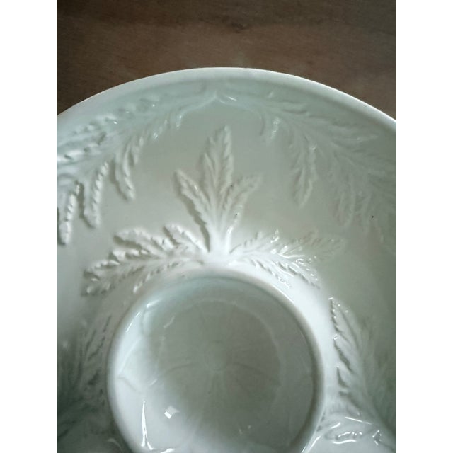 1980s White Bordallo Penheiro Artichoke Platter For Sale - Image 5 of 12