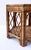 Pair of Bamboo Woven Rattan Hexagon Side End Tables For Sale In Philadelphia - Image 6 of 7
