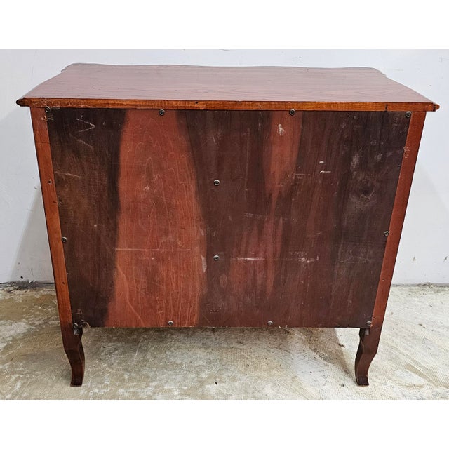 Tomlinson Furniture Mid-Century Provincial Oak Secretary Chest of Drawers For Sale - Image 11 of 11