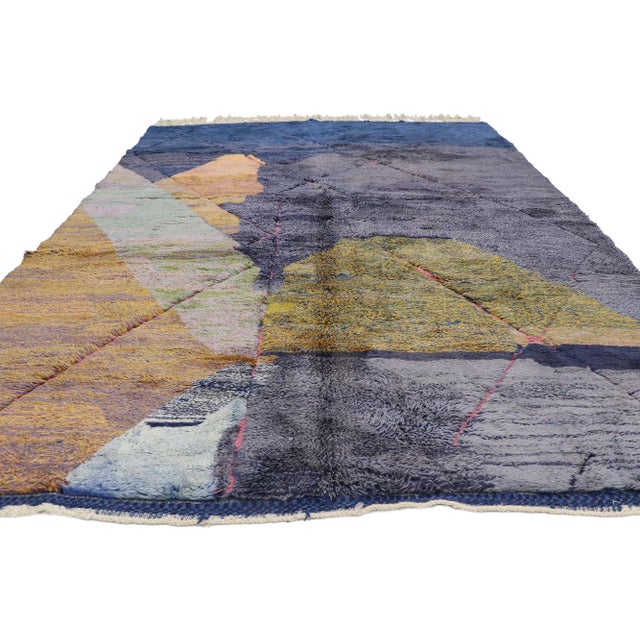 Tribal Berber Moroccan Rug - 08'11 X 11'06 For Sale - Image 3 of 9