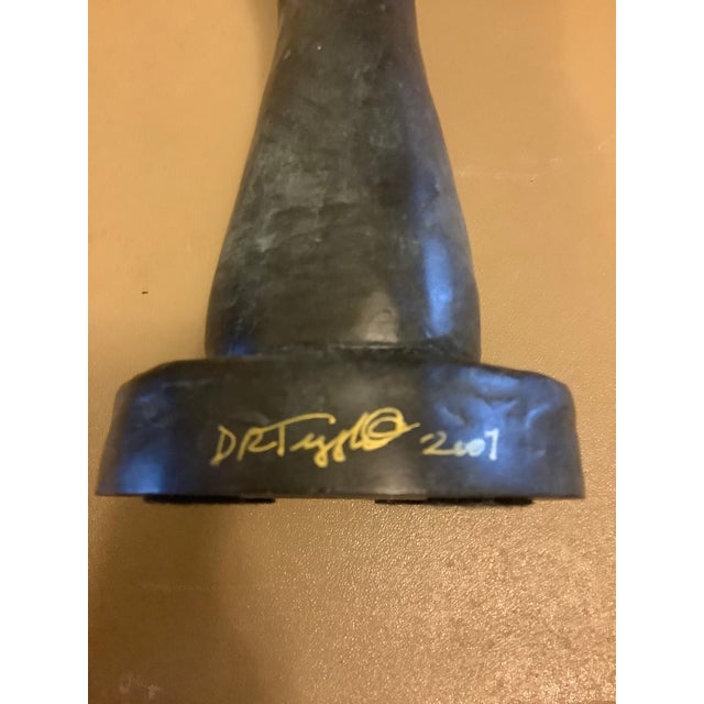 Black Mom Holding Up Baby Figurine Statue For Sale - Image 8 of 8