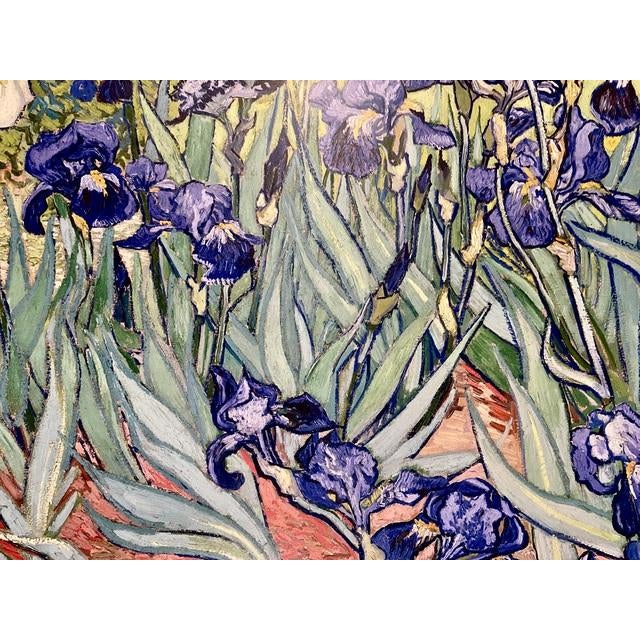 Impressionist Van Gogh, "Irises"Rare Museum Poster, 1889, 2015 For Sale - Image 3 of 3