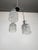 Glass Space Age Chandelier Pendant Lamp For Sale - Image 7 of 8