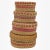 Wood Vintage Sweet Grass Nesting / Stacking Baskets Lidded Small Storage Boxes - Set of 4 For Sale - Image 7 of 7