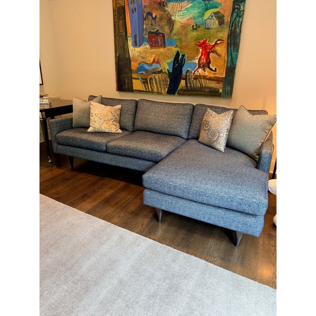 Room & Board Jasper Sectional With Kravet Fabric For Sale - Image 11 of 13