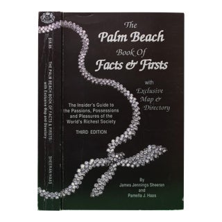 "The Palm Beach Book of Facts & Firsts" 1991 Sheeran, James Jennings and Haas, Pamella J. For Sale