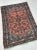 Antique Hamadan Rug in Coral Pink & Sky Blue 2 7 X 3 4 For Sale - Image 9 of 9