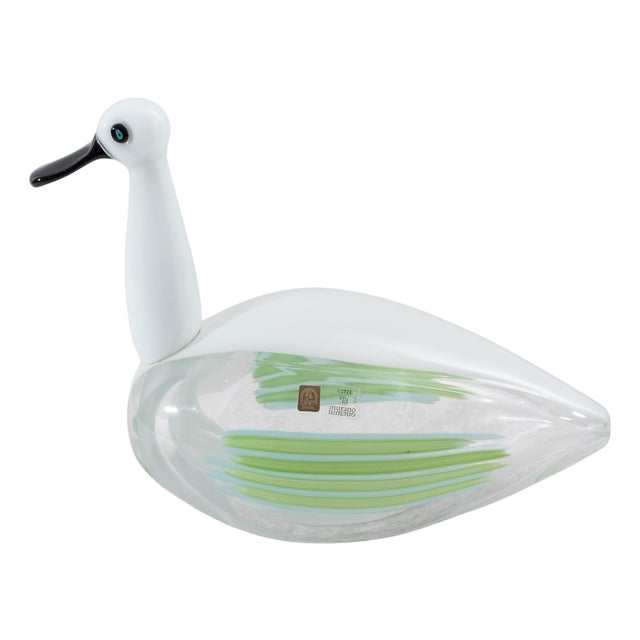 Murano Glass Duck attributed to Licio Zanetti, 1980s For Sale