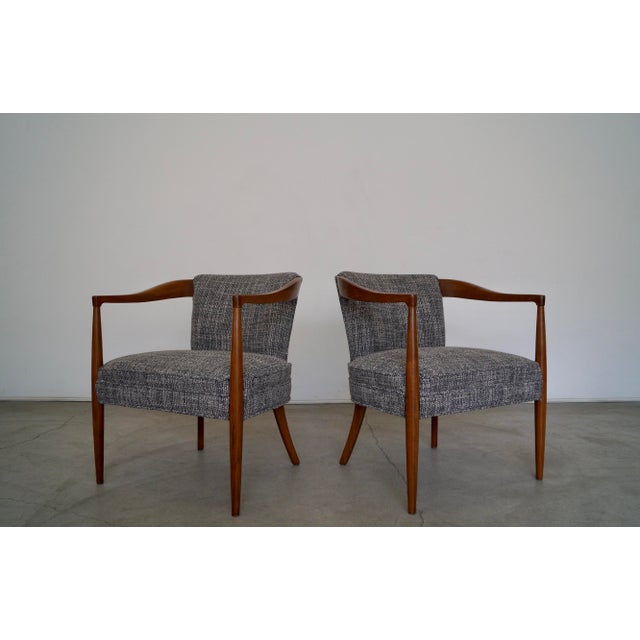 MidCentury Modern Arm Chairs a Pair Chairish