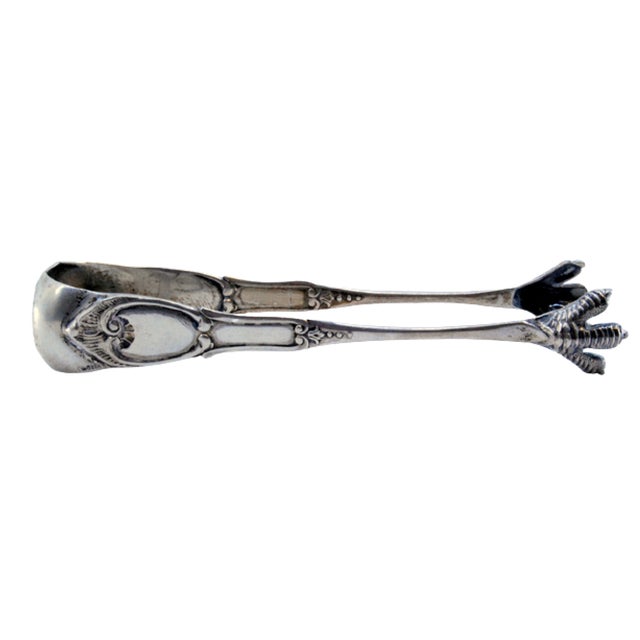 Silver Ice Tongs in the Shape of Claws For Sale - Image 9 of 9