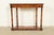 Maitland Smith Style French Empire Burl Wood and Gold Gilt Demilune Console Table For Sale - Image 13 of 15