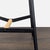 Black Modern Black Metal & Wood Round Stool – Minimalist Design For Sale - Image 8 of 9