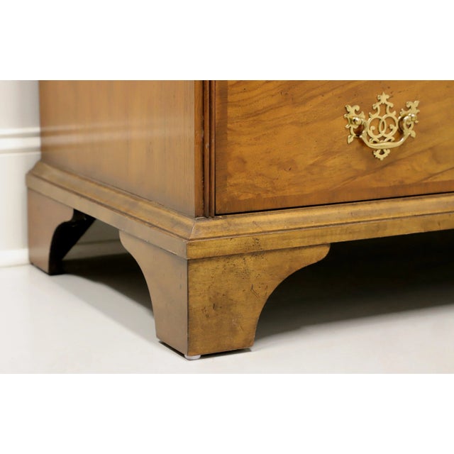 Brown Baker Georgian Walnut Bonnet Top Secretary Desk With Mirrored Blind Bookcase For Sale - Image 8 of 12