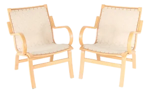 Set of Scandinavian Armchairs, 1970s