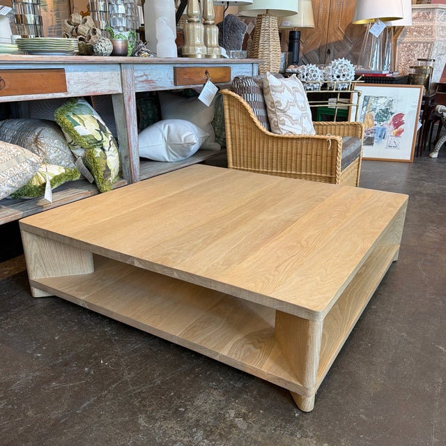 Nickey Kehoe Square Shelf Coffee Table For Sale - Image 9 of 11