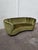 Mid-Century Scandinavian Velvet Banana Sofa For Sale - Image 9 of 9