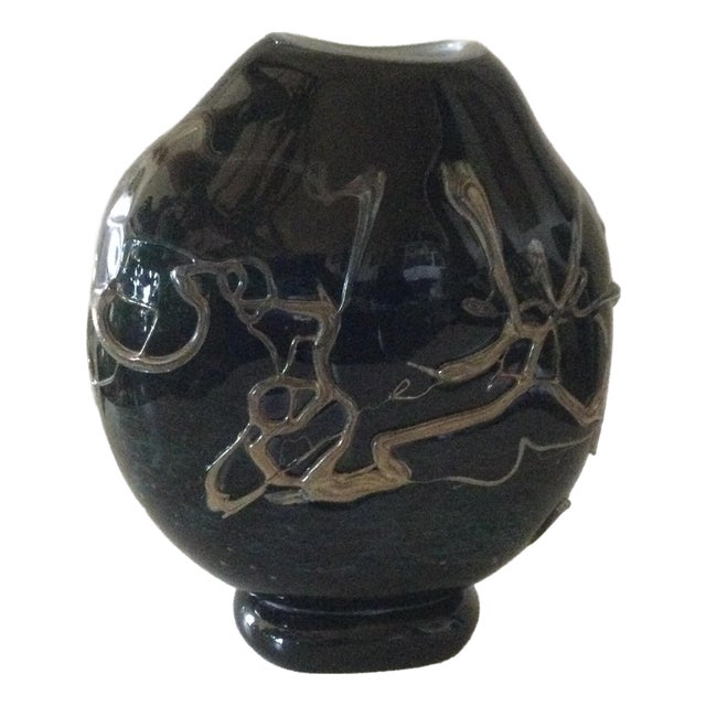 Glass Paste Vase by Florea Silviu For Sale