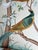 Hand‑Painted Chinoiserie Tropical Garden Mural Wall Panels, Botanical Bird & Fruit Wallpaper For Sale - Image 9 of 11