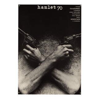 Hamlet 70 Theater Poster by M. Görowski, 1978 For Sale