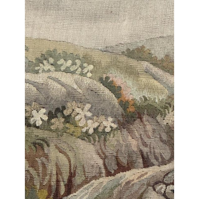 Mid-Century Modern French Handwoven Aubusson Tapestry, 1920s For Sale - Image 13 of 18