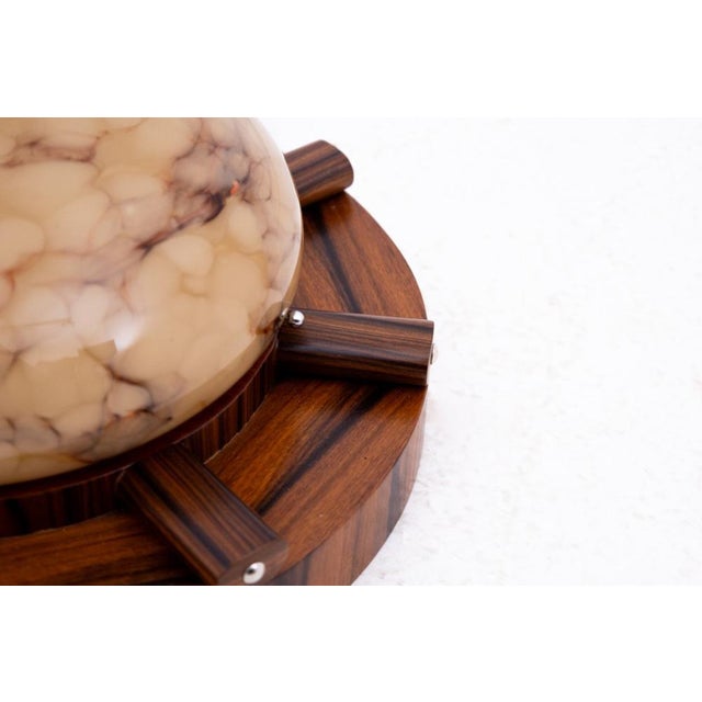 Art Deco Style Ceiling Lamp, Poland, 1950s For Sale - Image 3 of 5