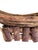 Vintage French Folk Art Adirondack Style Grapevine Gathering Basket With Double Handles, Mid-Century Rustic Market Basket 24” Wide For Sale - Image 9 of 18