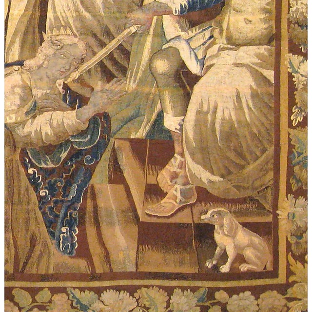 18th Century Antique 18th Century Flemish Biblical Tapestry For Sale - Image 5 of 11