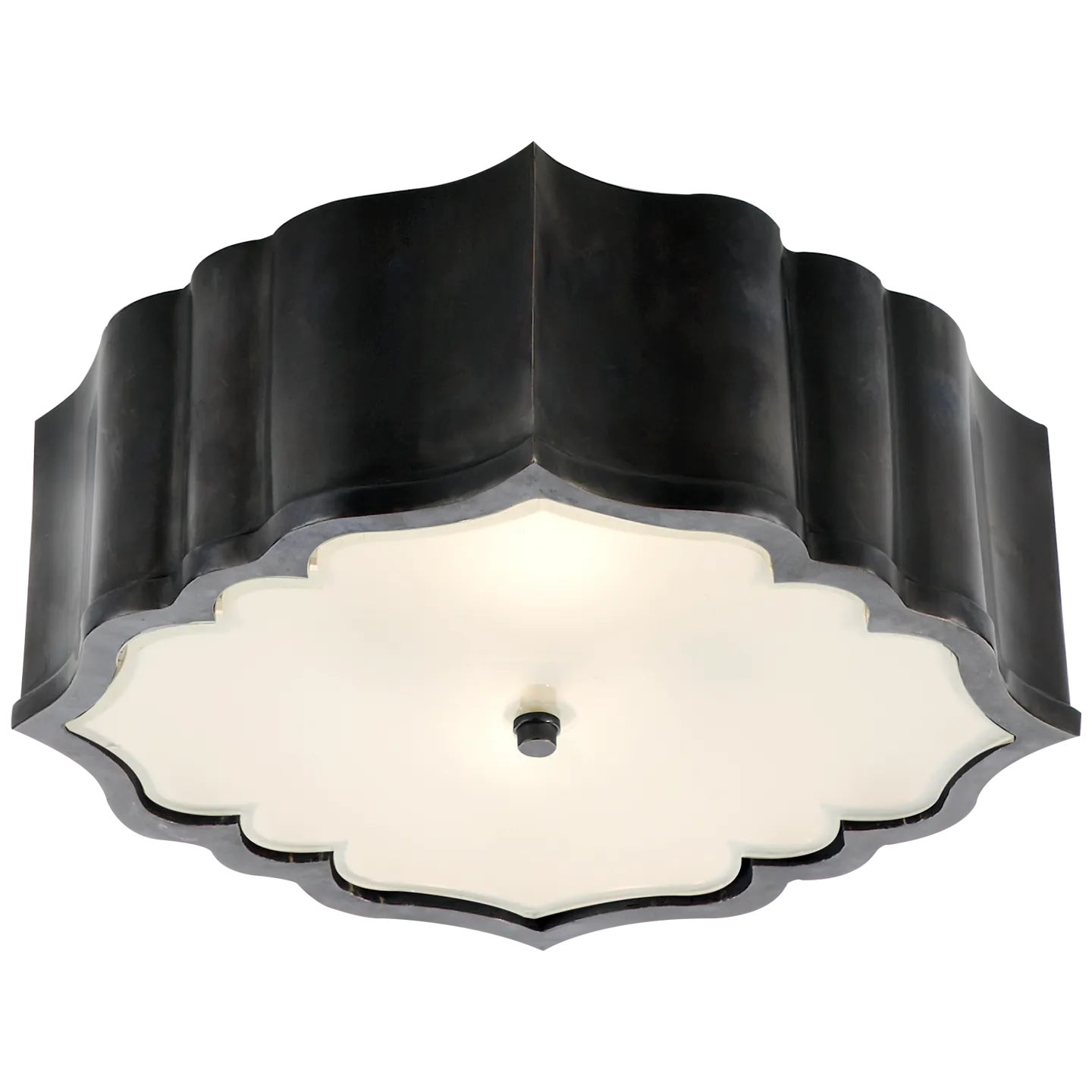 Alexa Hampton for Visual Comfort Signature Balthazar Flush Mount in Gun ...