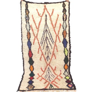 Vintage Moroccan Azilal Berber Rug - 3'6" x 7'7" For Sale