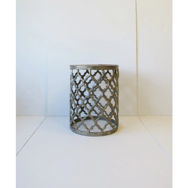 English Moroccan or Moorish Style Drinks or Side Round Table For Sale - Image 3 of 13