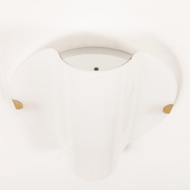 Gold Mid-Century Italian Murano Wall Lamps from Zonca, 1970s, Set of 2 For Sale - Image 8 of 12