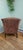 1990s Hancock and Moore Tufted Suede Wingback Chair and Ottoman Set For Sale - Image 9 of 9