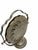 Silver Vintage 1950s English Pierced Silver-Plated 3-Tier Folding Dessert Stand For Sale - Image 8 of 8
