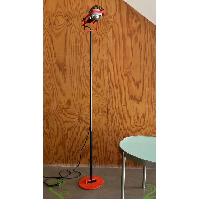 Black Sintesi Model Floor Lamp by Ernesto Gismondi for Artemide, 1975 For Sale - Image 8 of 8