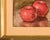Red Mid-Century 1950s Italian Signed and Dated Still Life with Apples For Sale - Image 8 of 13